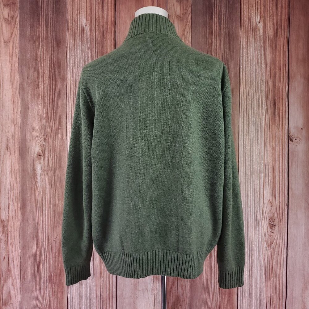 Vintage Polo by Ralph Lauren Mens XXL 1/4 Zip Pullover Sweater Mock Neck Pony - Picture 4 of 15